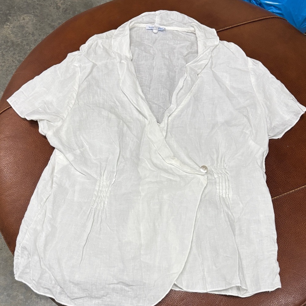 Banana Blue Linen top